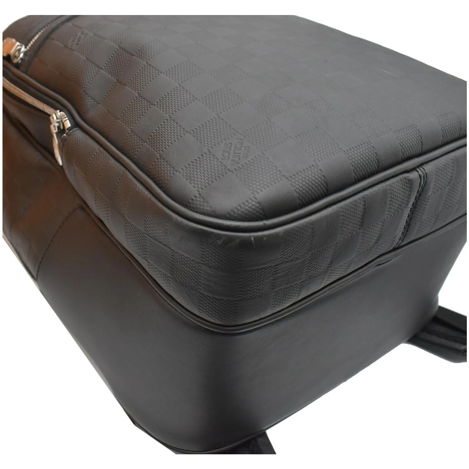 LOUIS VUITTON Michael Damier Infini Leather Backpack Bag Black