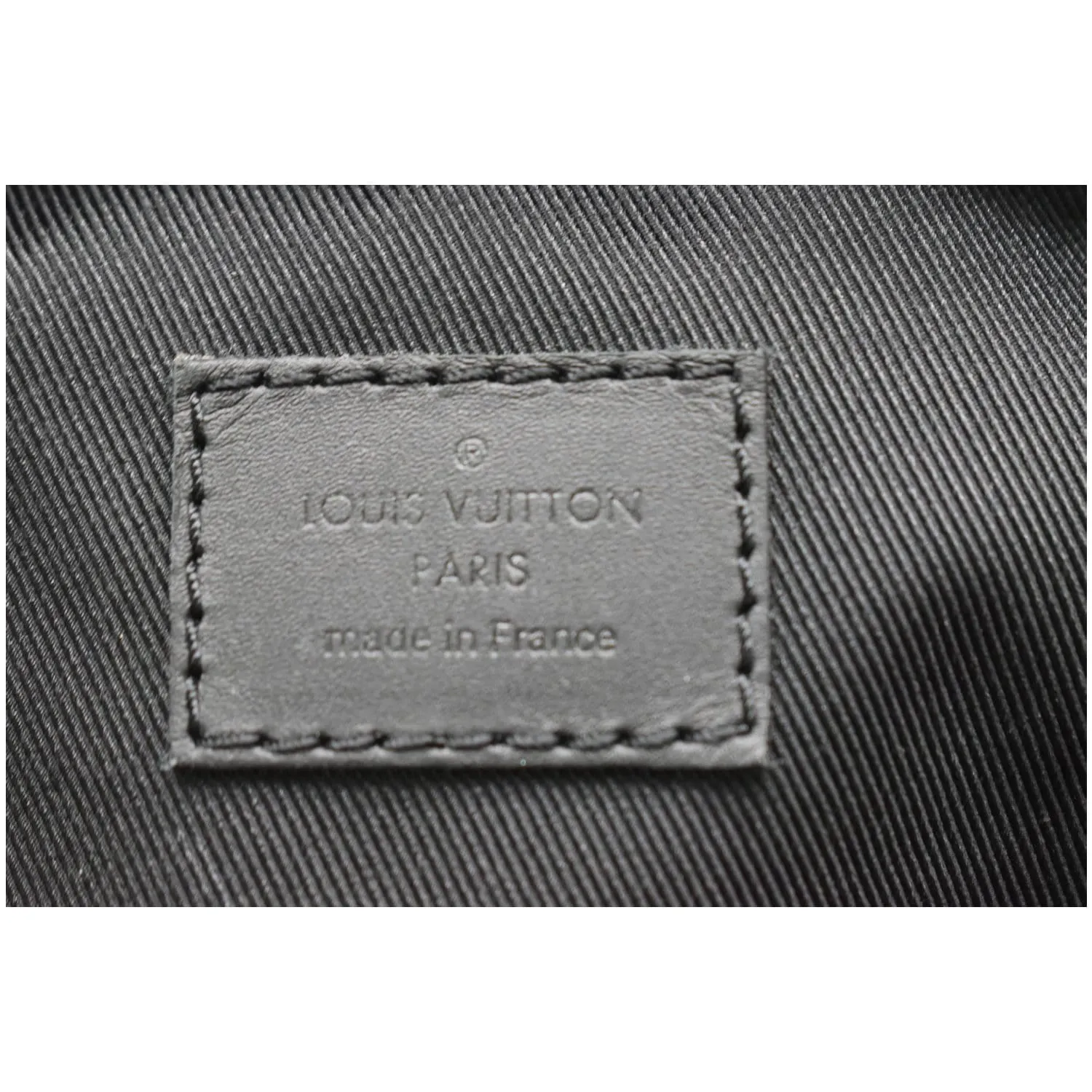 LOUIS VUITTON Michael Damier Infini Leather Backpack Bag Black