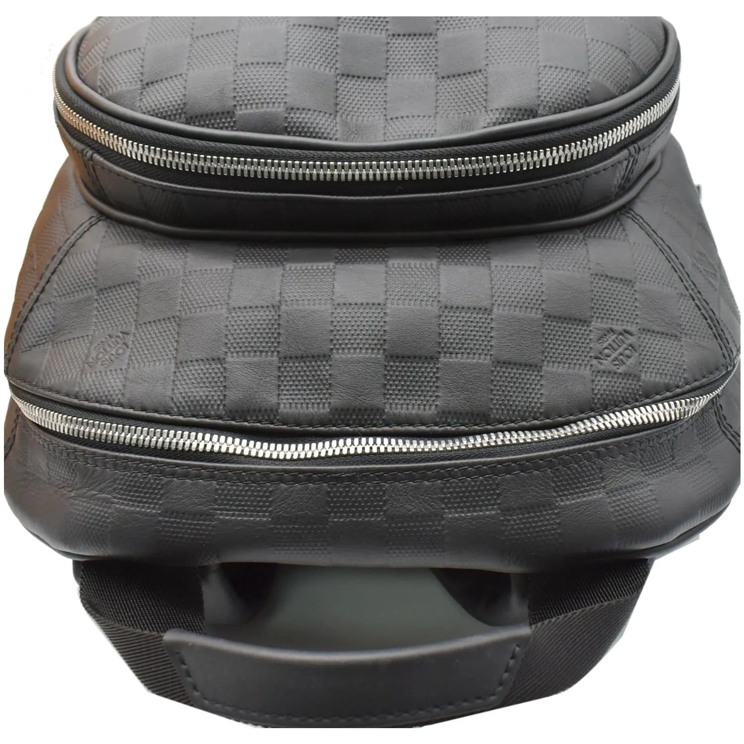 LOUIS VUITTON Michael Damier Infini Leather Backpack Bag Black