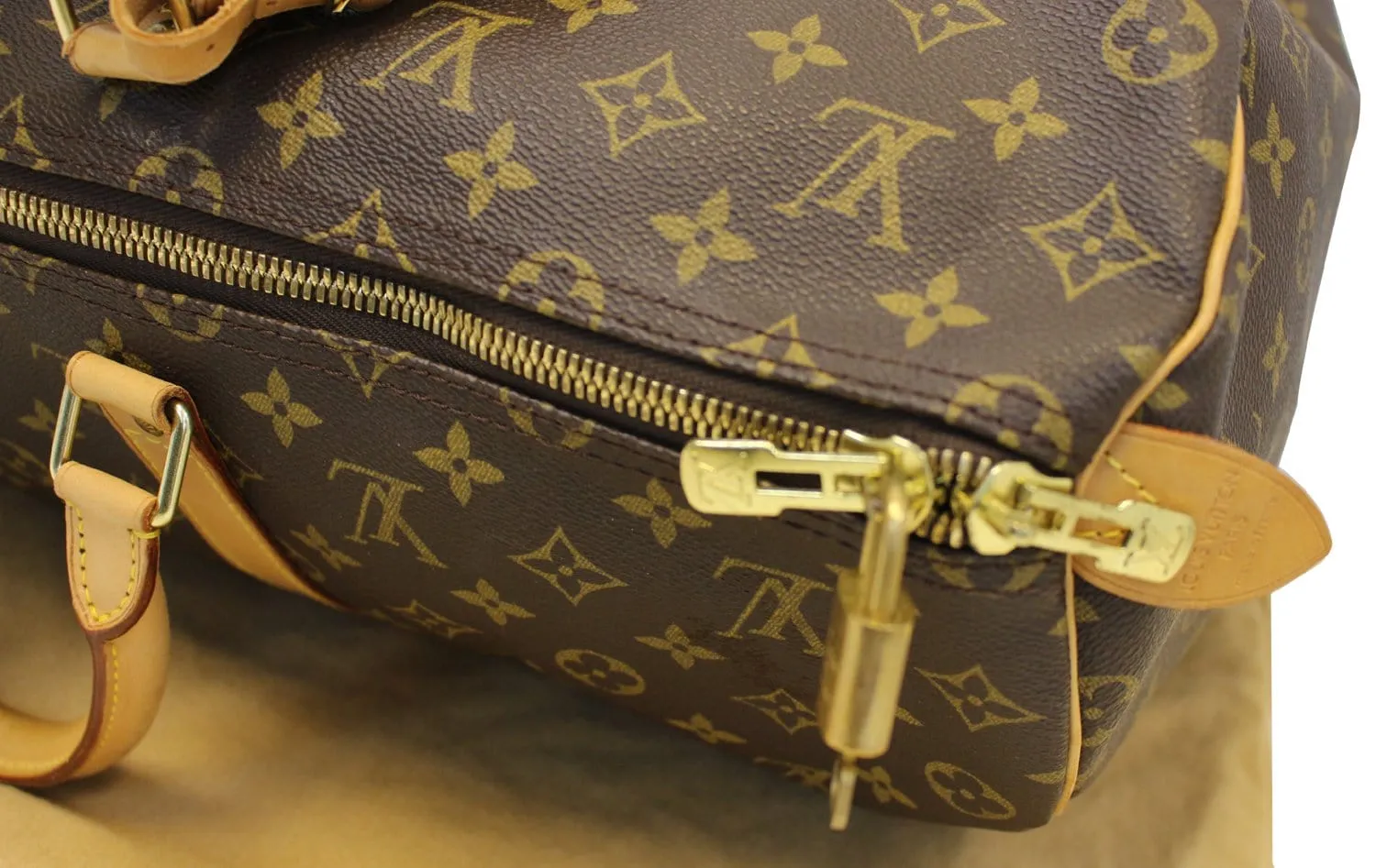 LOUIS VUITTON Monogram Canvas Keepall 50 Travel Bag