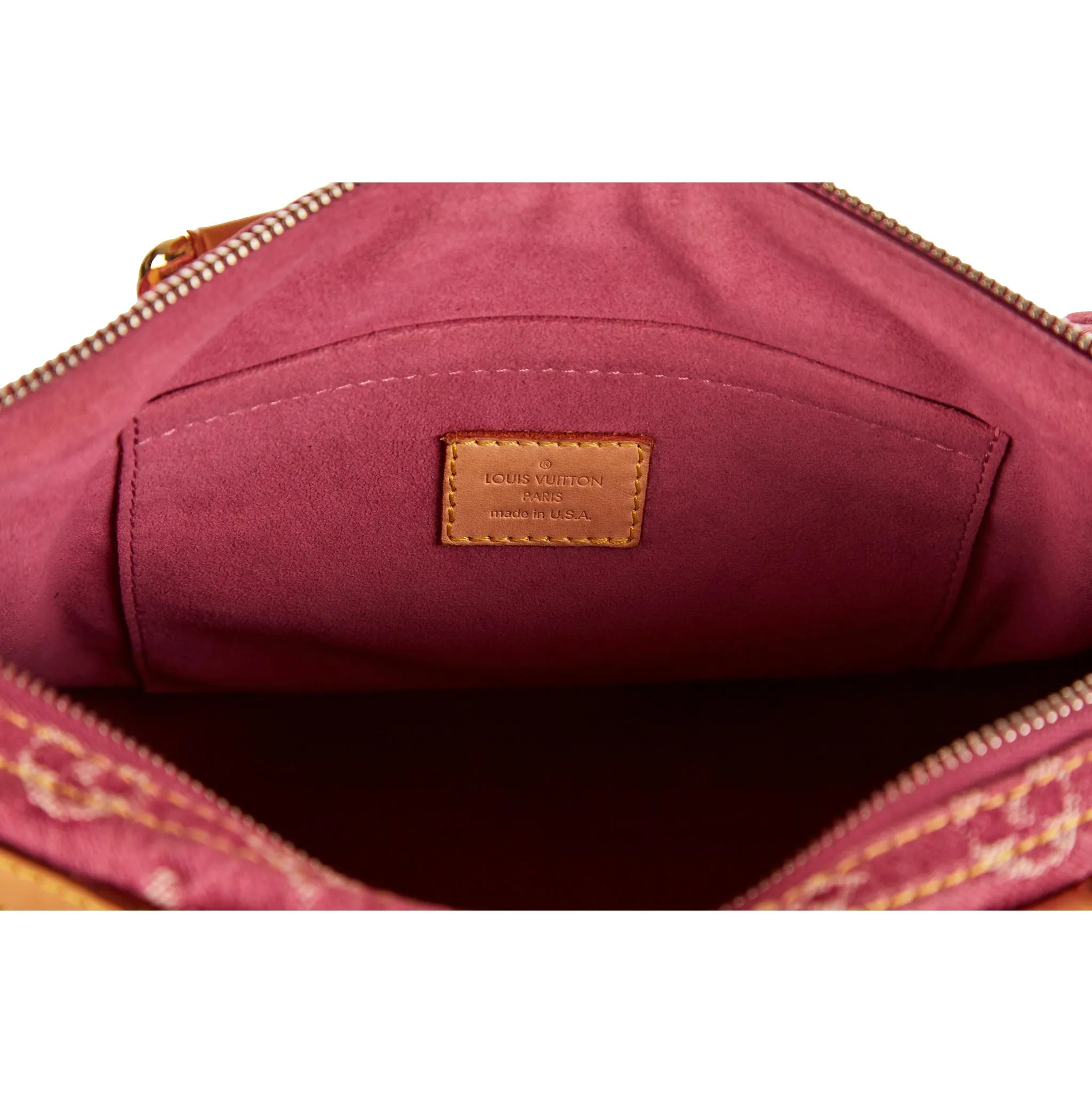 Louis Vuitton Pink Denim Neo Speedy Shoulder Bag