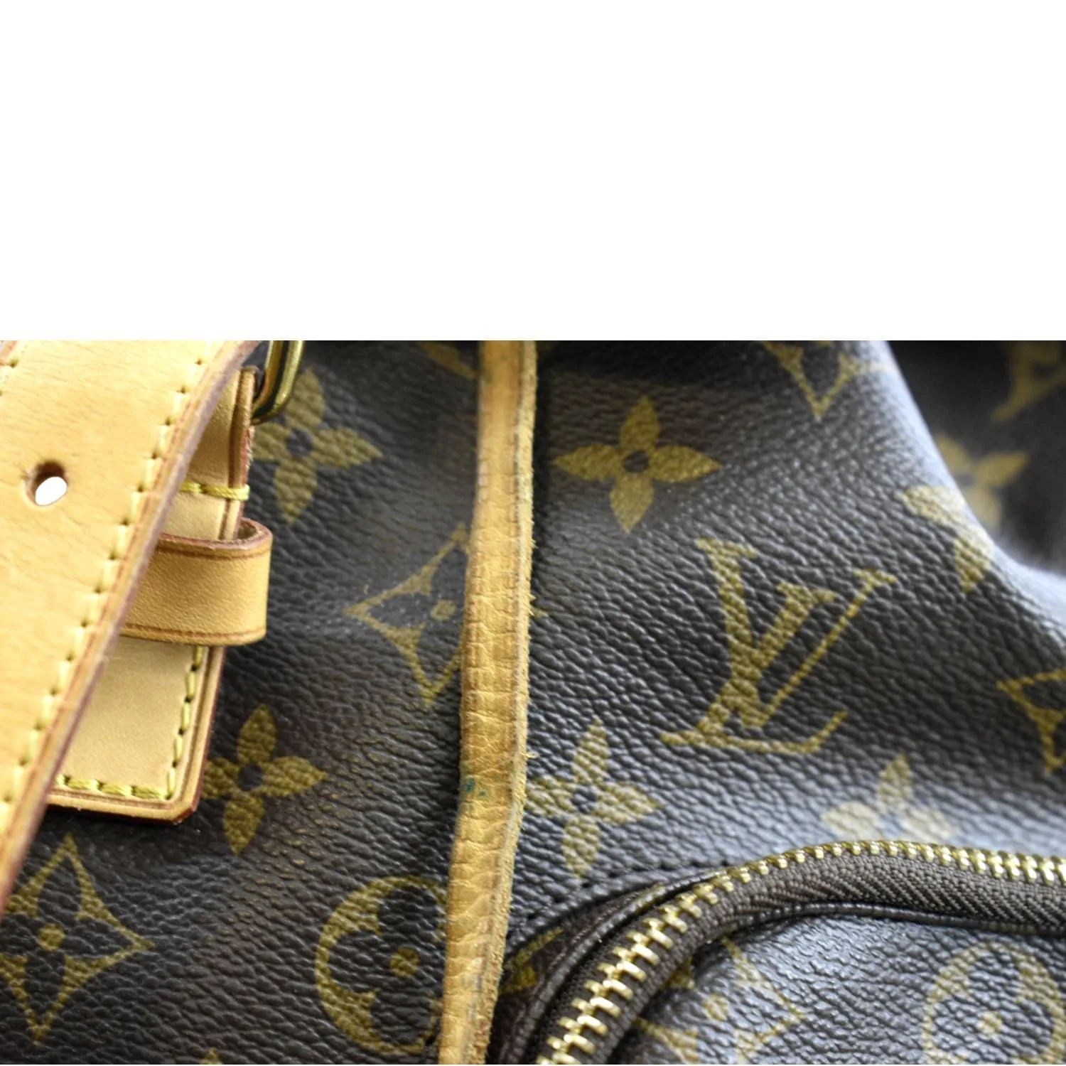 LOUIS VUITTON Sac A Dos Bosphore Monogram Canvas Backpack Bag Brown