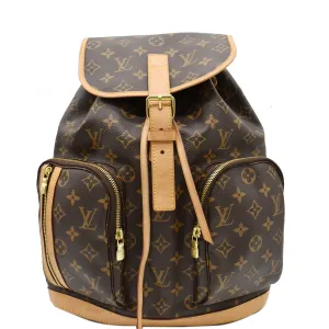 LOUIS VUITTON Sac A Dos Bosphore Monogram Canvas Backpack Bag Brown