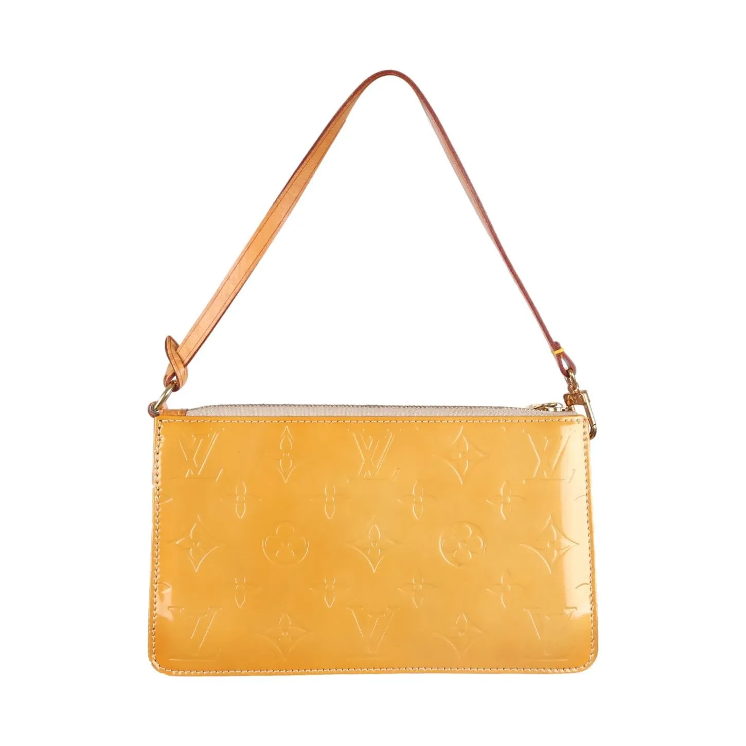 Louis Vuitton Yellow Vernis Shoulder Bag
