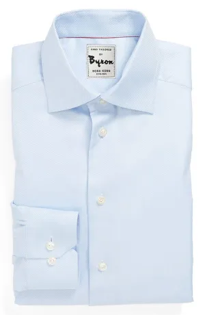 Lt Blue Shirt, English Spread Collar, Angled Cuff