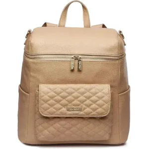 Luli Bebe - Mochila Monaco Fraldas, Latte-Brown 