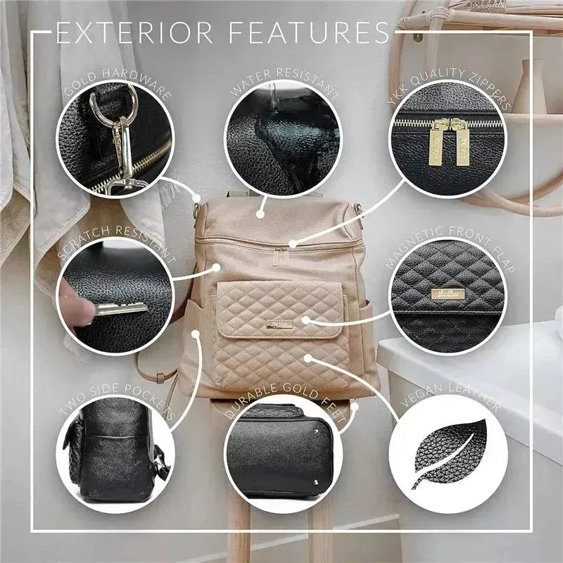 Luli Bebe - Mochila Monaco Fraldas, Latte-Brown 