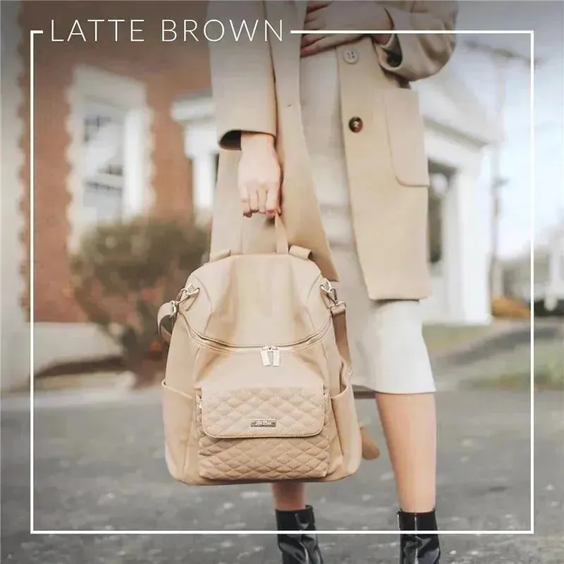 Luli Bebe - Mochila Monaco Fraldas, Latte-Brown 