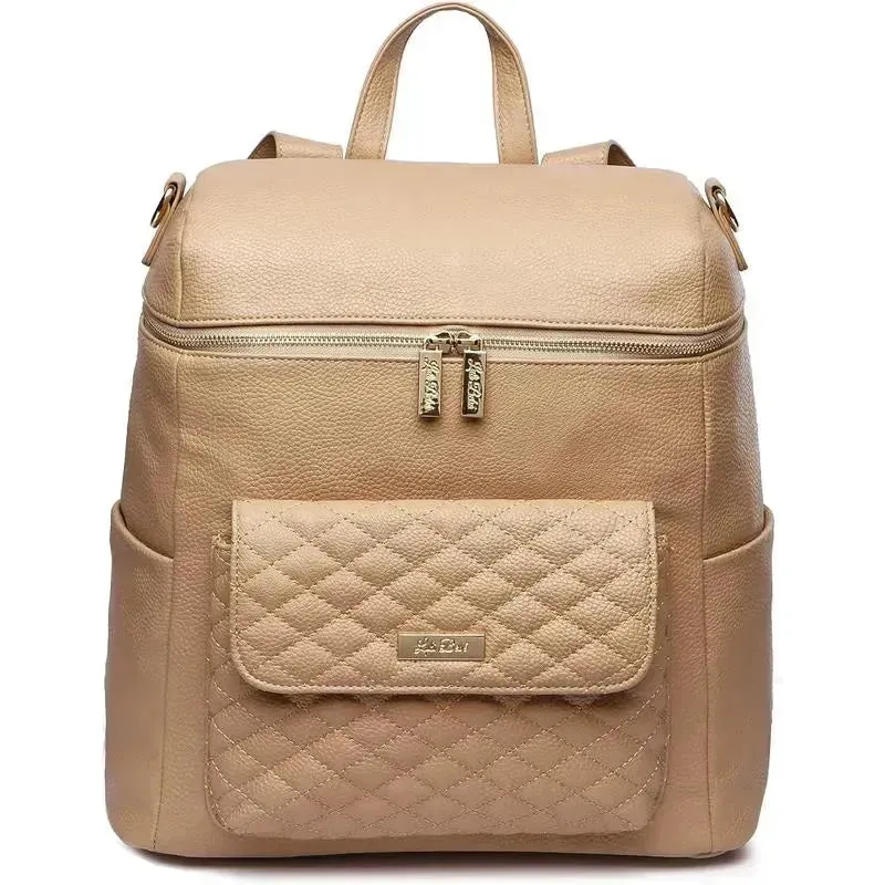 Luli Bebe - Mochila Monaco Fraldas, Latte-Brown 