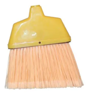 Magnolia Brush Angle Brooms, 6 3/4 in Trim L, Flagged Plastic, Less Handle, 463-L/H