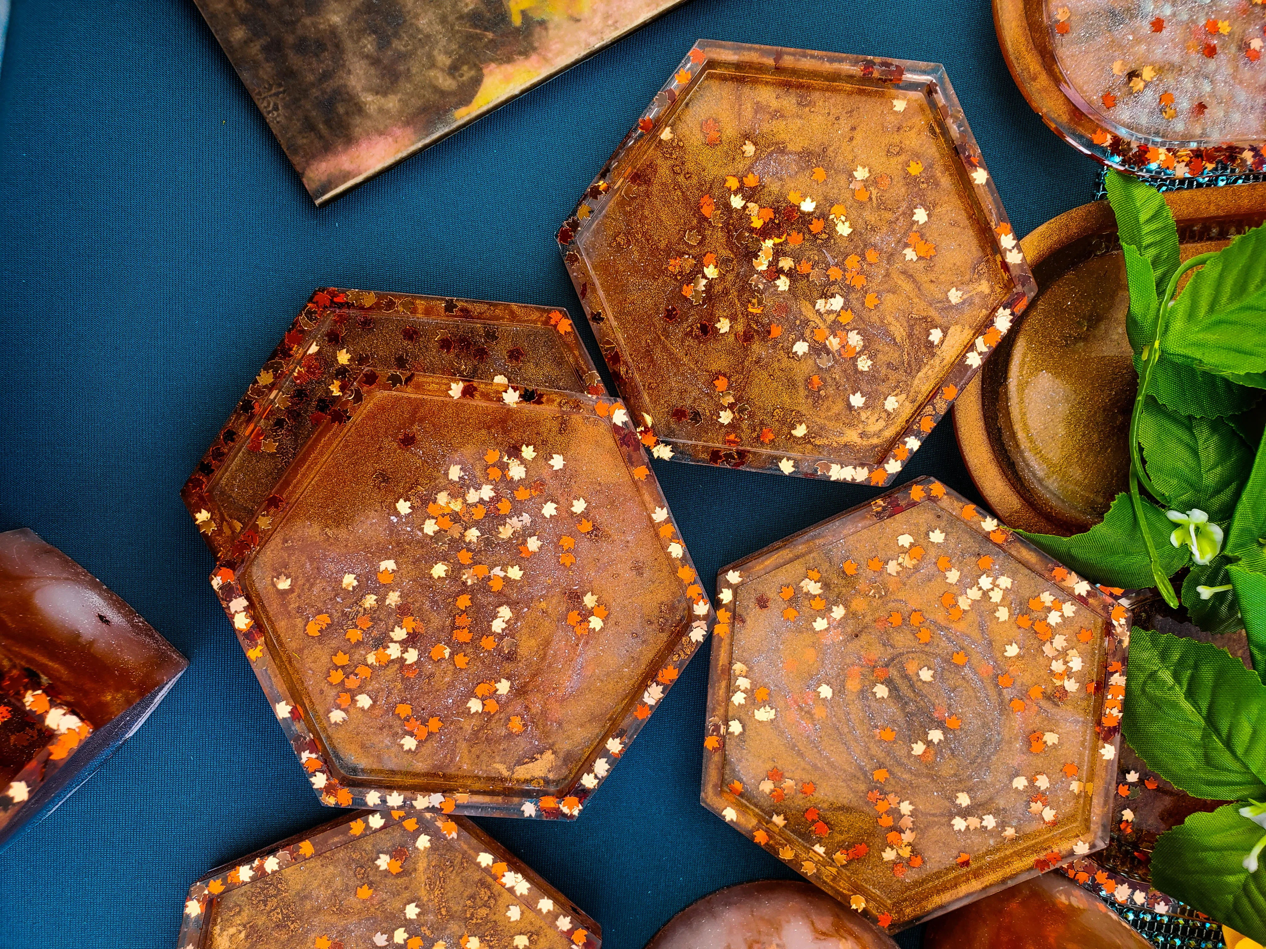 Maple Leaf Coasters
