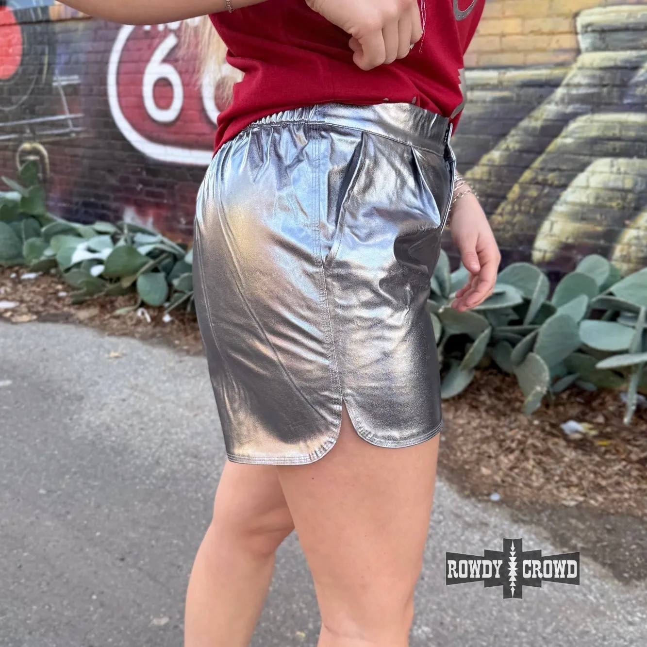 Marfa Metallic Shorts