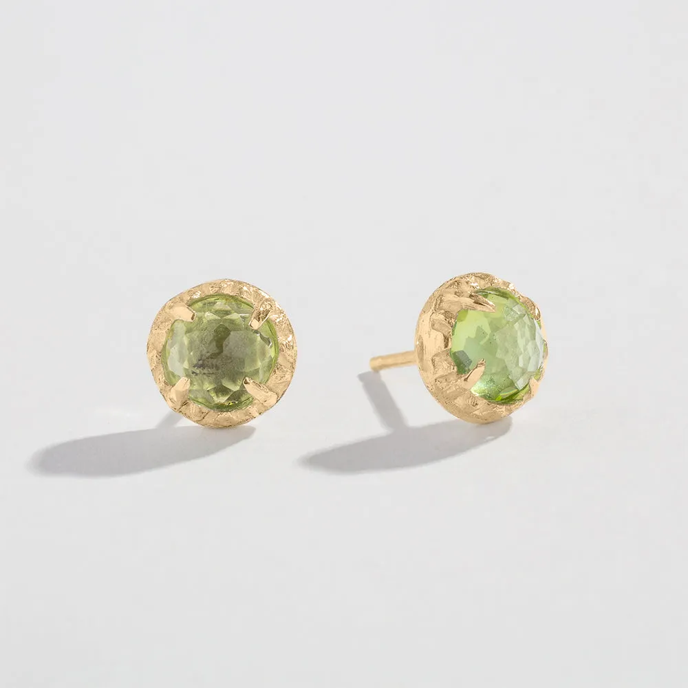 MATRIX HALO STUDS | PERIDOT