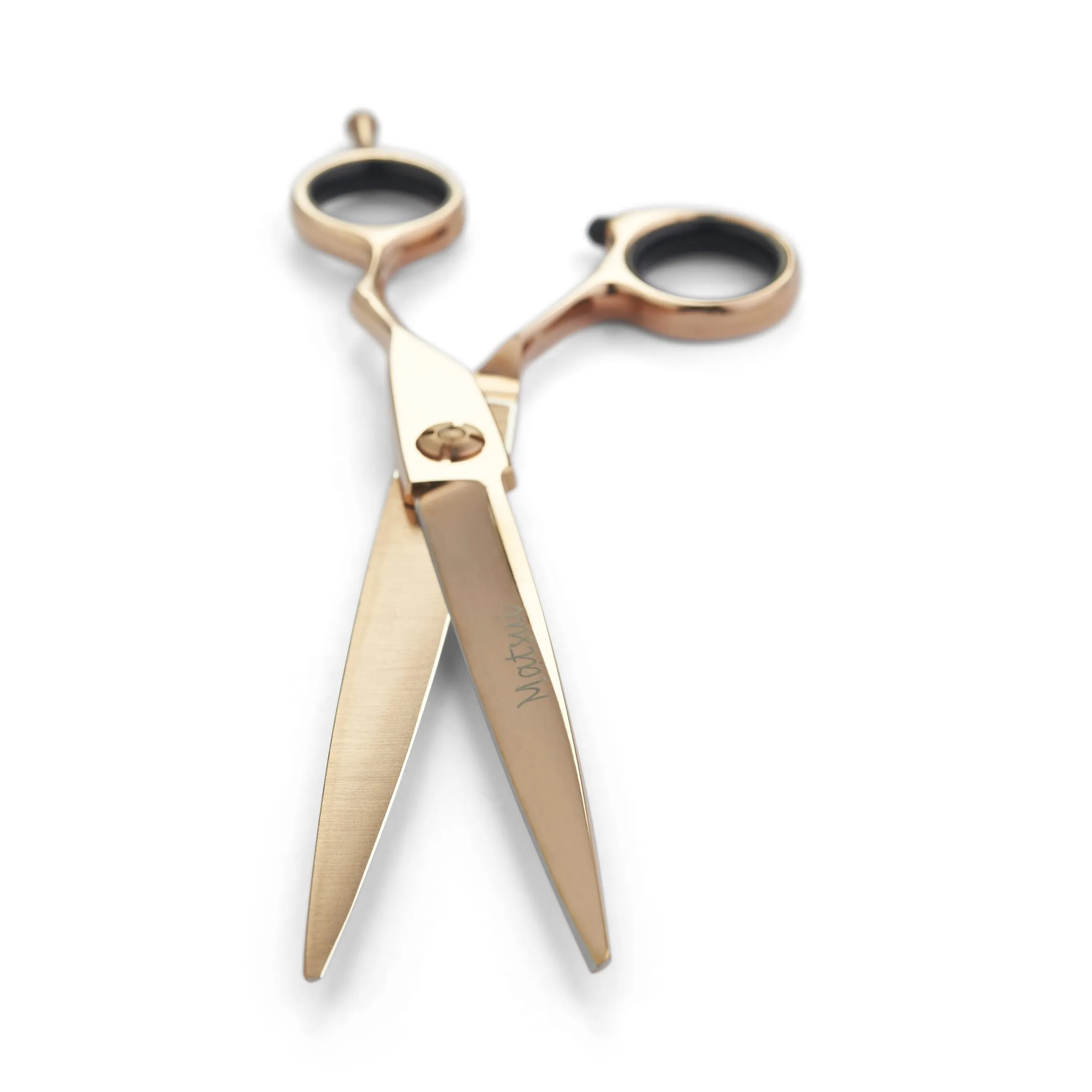 Matsui Offset Drop Handle Shear Thinner Combo - Rose Gold