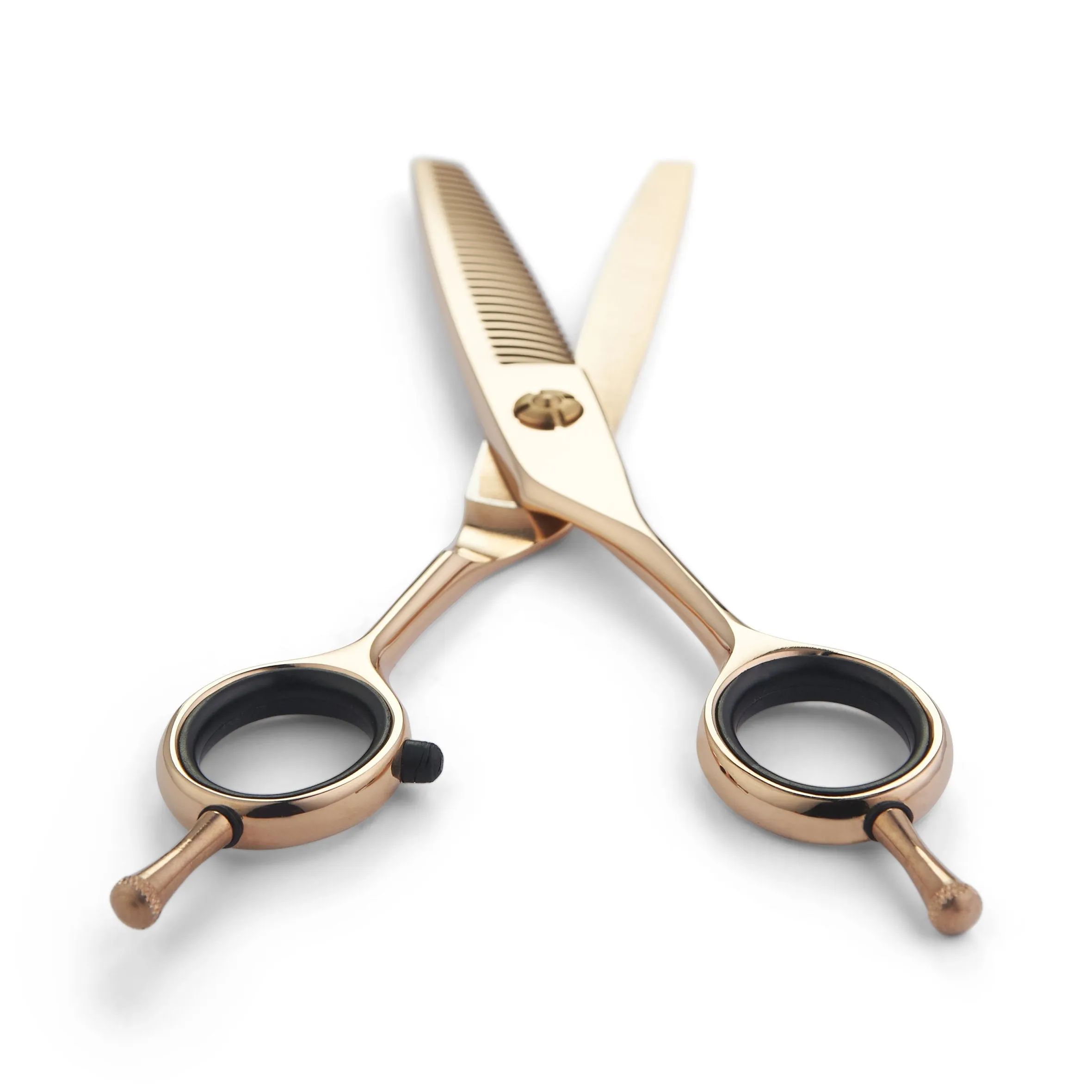 Matsui Offset Drop Handle Shear Thinner Combo - Rose Gold
