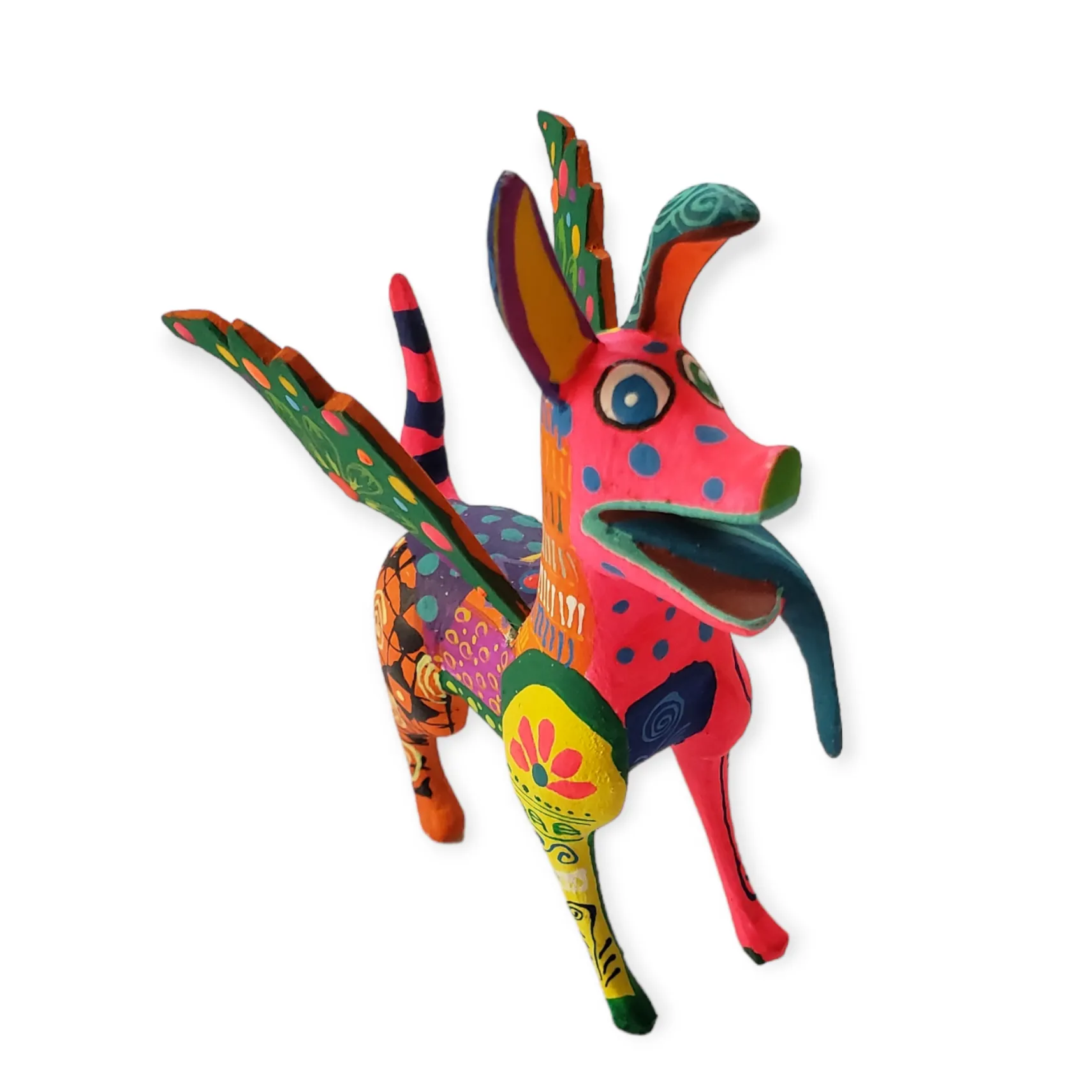 Medium Dante Colorful Dog Alebrije