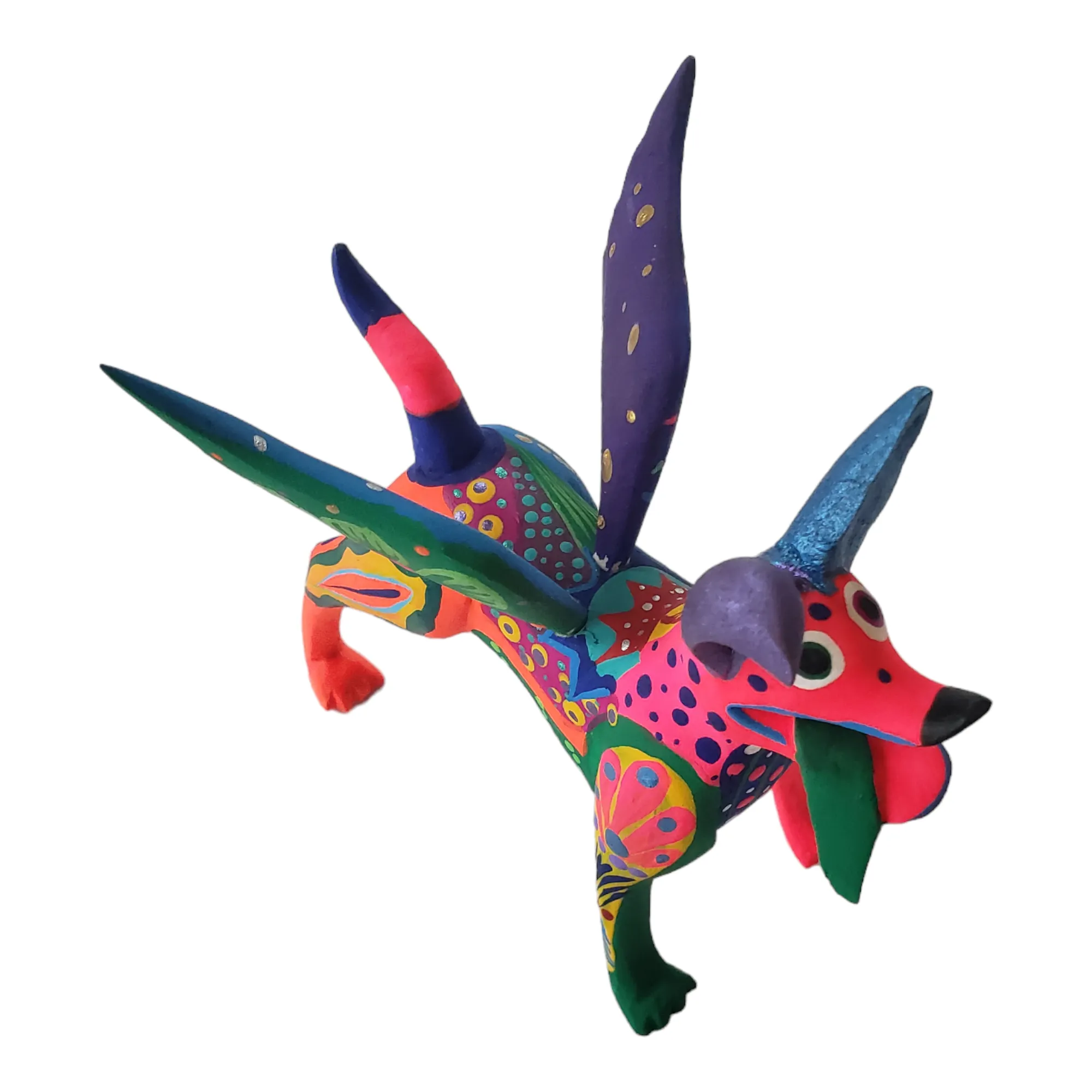 Medium Dante Colorful Dog Alebrije