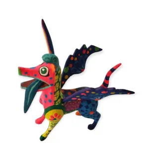 Medium Dante Colorful Dog Alebrije