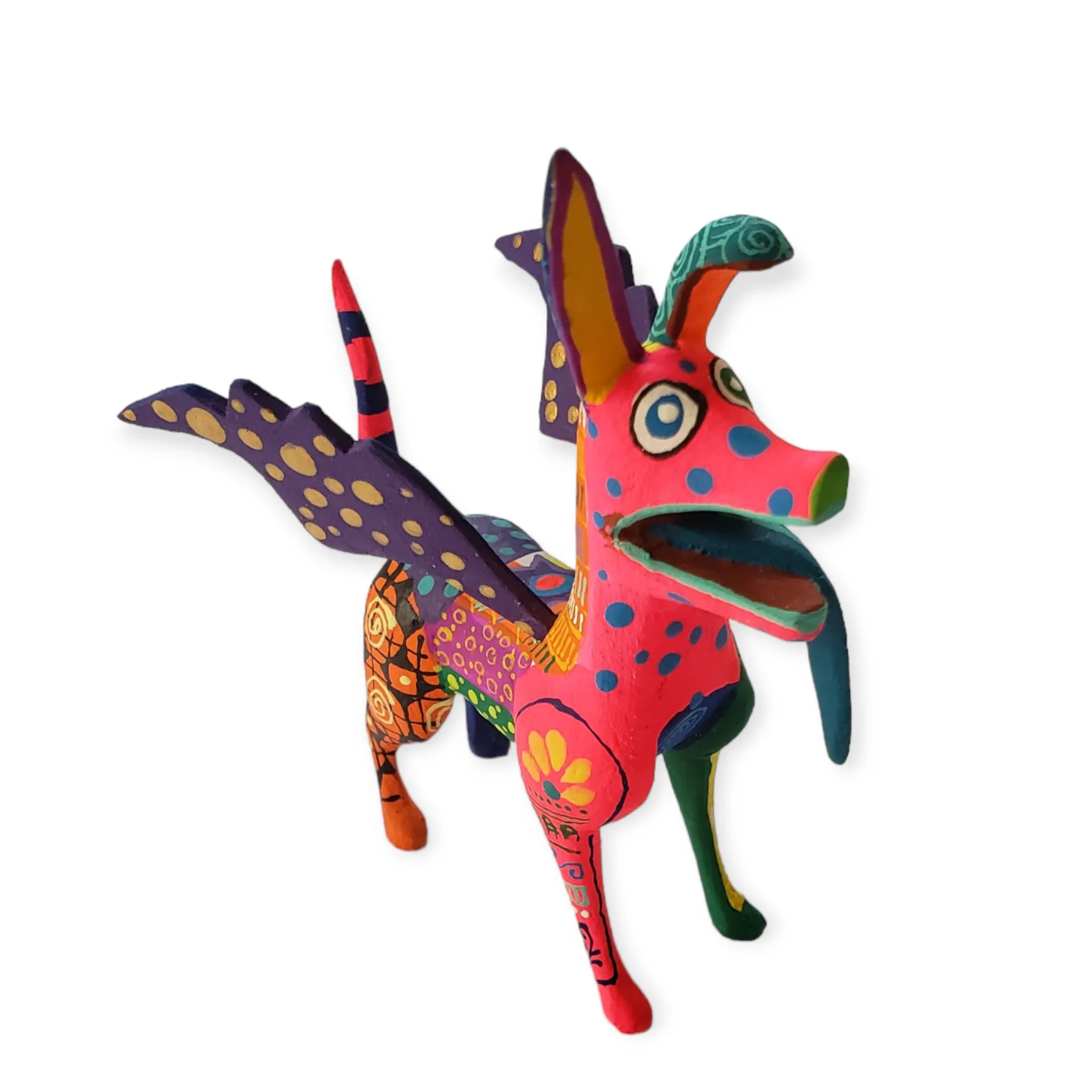 Medium Dante Colorful Dog Alebrije