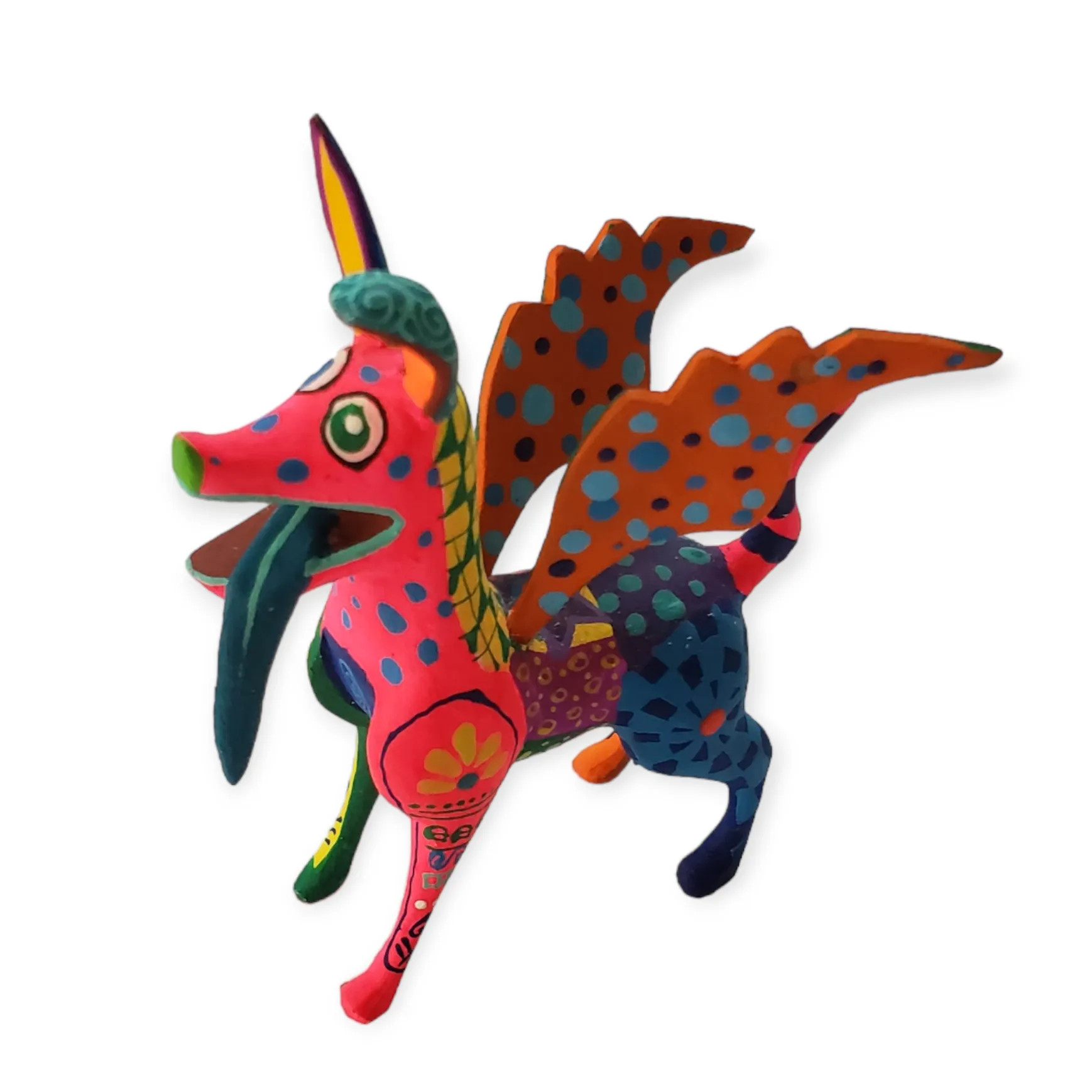 Medium Dante Colorful Dog Alebrije