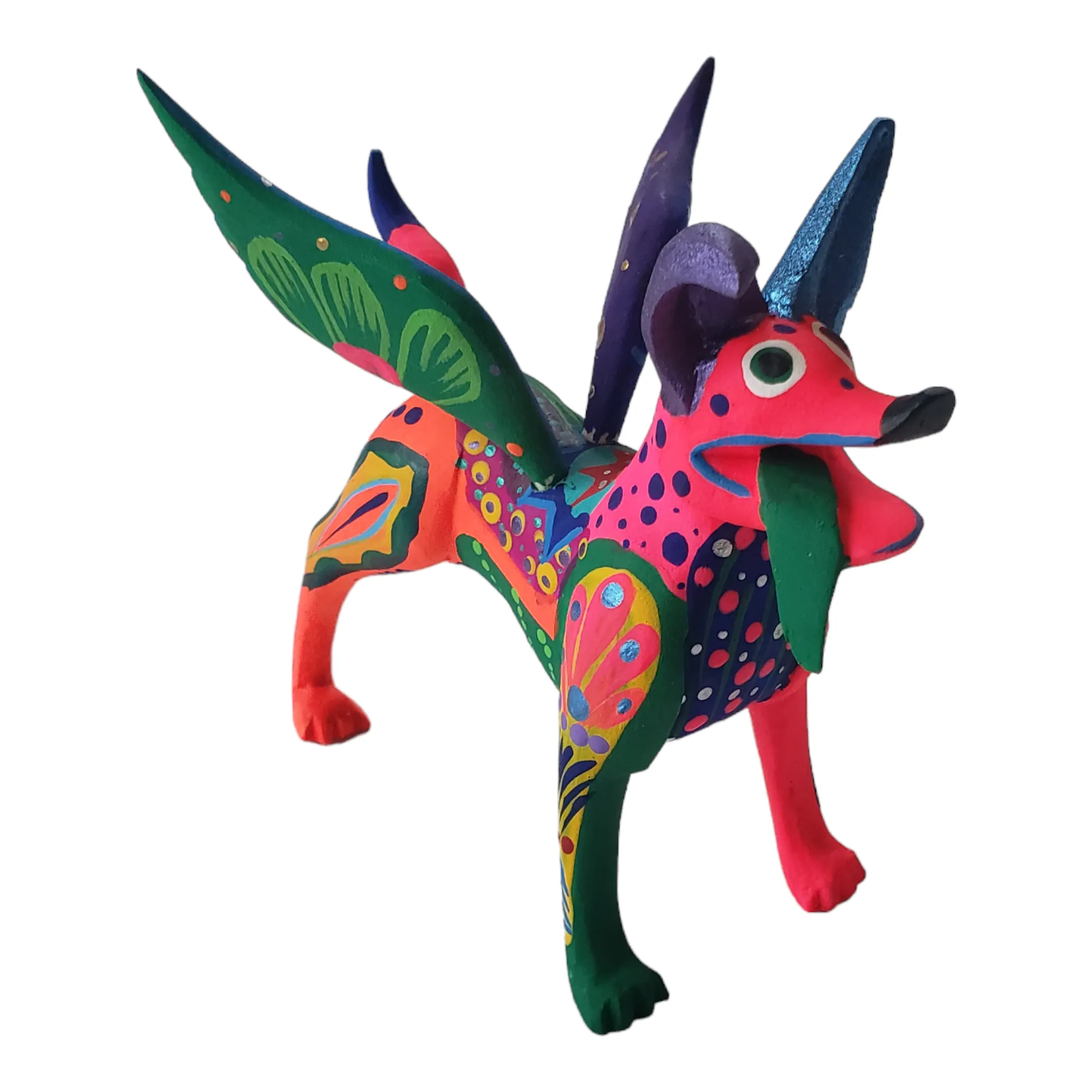 Medium Dante Colorful Dog Alebrije