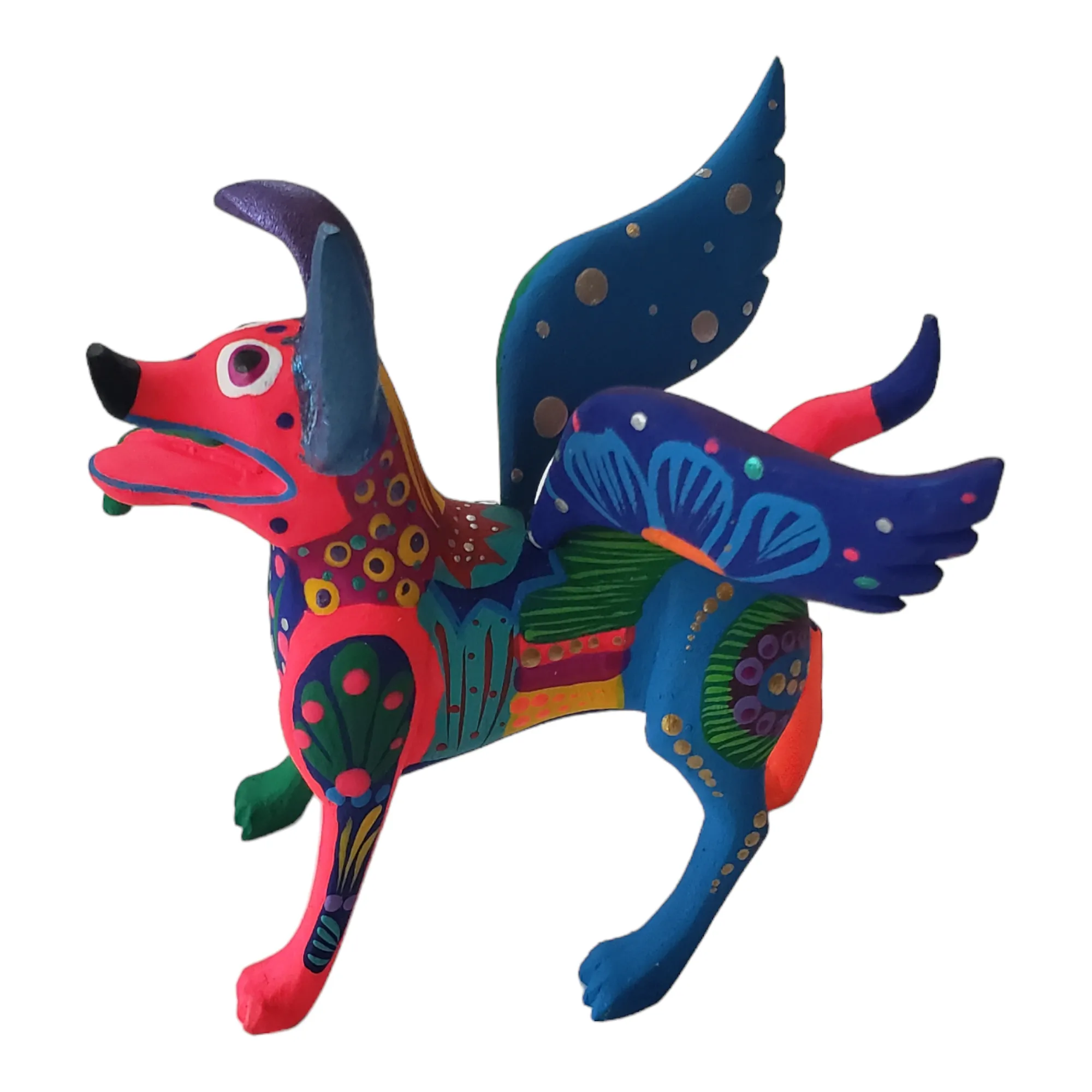Medium Dante Colorful Dog Alebrije