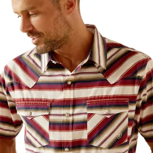 Men's Ariat HADEN SANDSHELL RETRO FIT SHORT SLEEVE WESTERN SNAP SHIRT