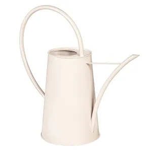 Metal Watering Can, Cream,4ewc049