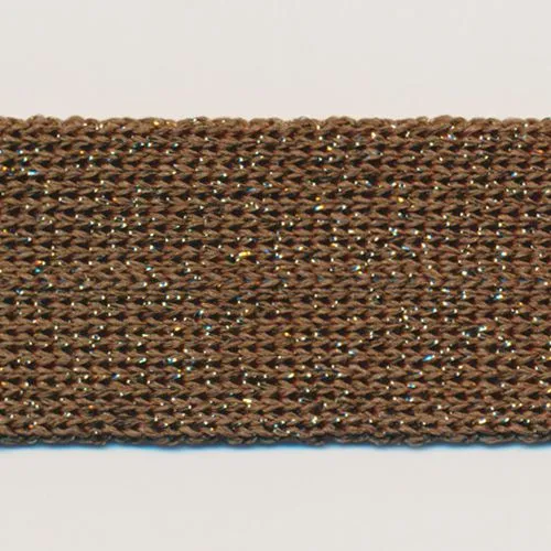 Metallic Knit Tape #36 Metallic Brown