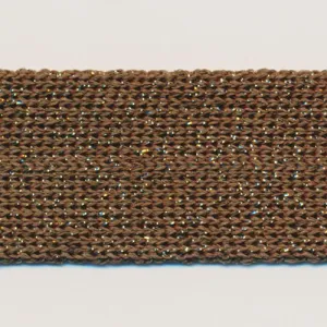 Metallic Knit Tape #36 Metallic Brown