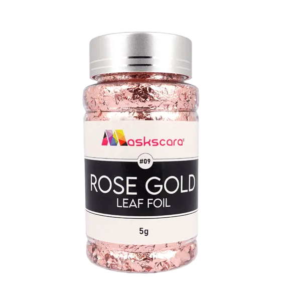 Metallic Leaf Foil pots - 5G Rose Gold