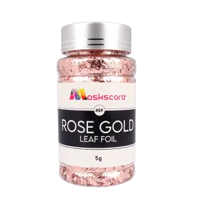 Metallic Leaf Foil pots - 5G Rose Gold