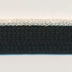 Metallic Piping #5 Silver & Black
