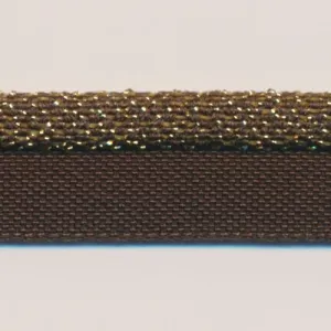 Metallic Stretch Piping (Gold) #74 Smoke Brown