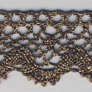 Metallic Torchon Lace #7 Topaz
