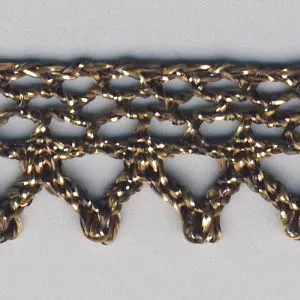 Metallic Torchon Lace #7 Topaz