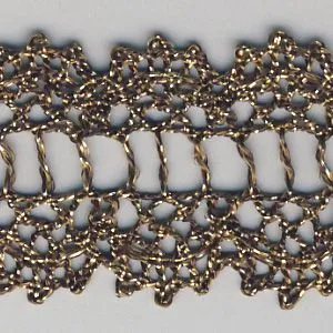 Metallic Torchon Lace #7 Topaz