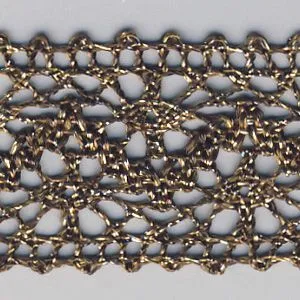 Metallic Torchon Lace #7 Topaz