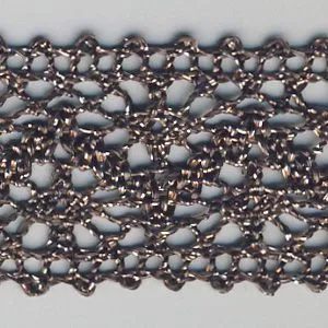 Metallic Torchon Lace #8 Bronze