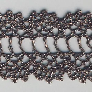 Metallic Torchon Lace #8 Bronze