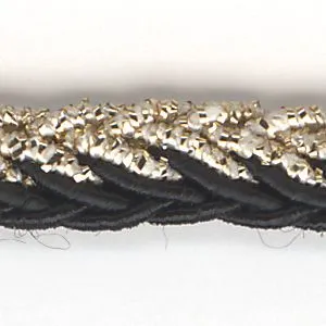 Metallic Trimming Braid #3 Gold & Black