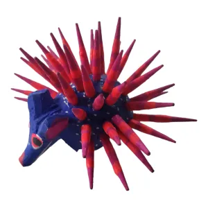 Mexican Mini Porcupine  Oaxacan Alebrije Wood Carving