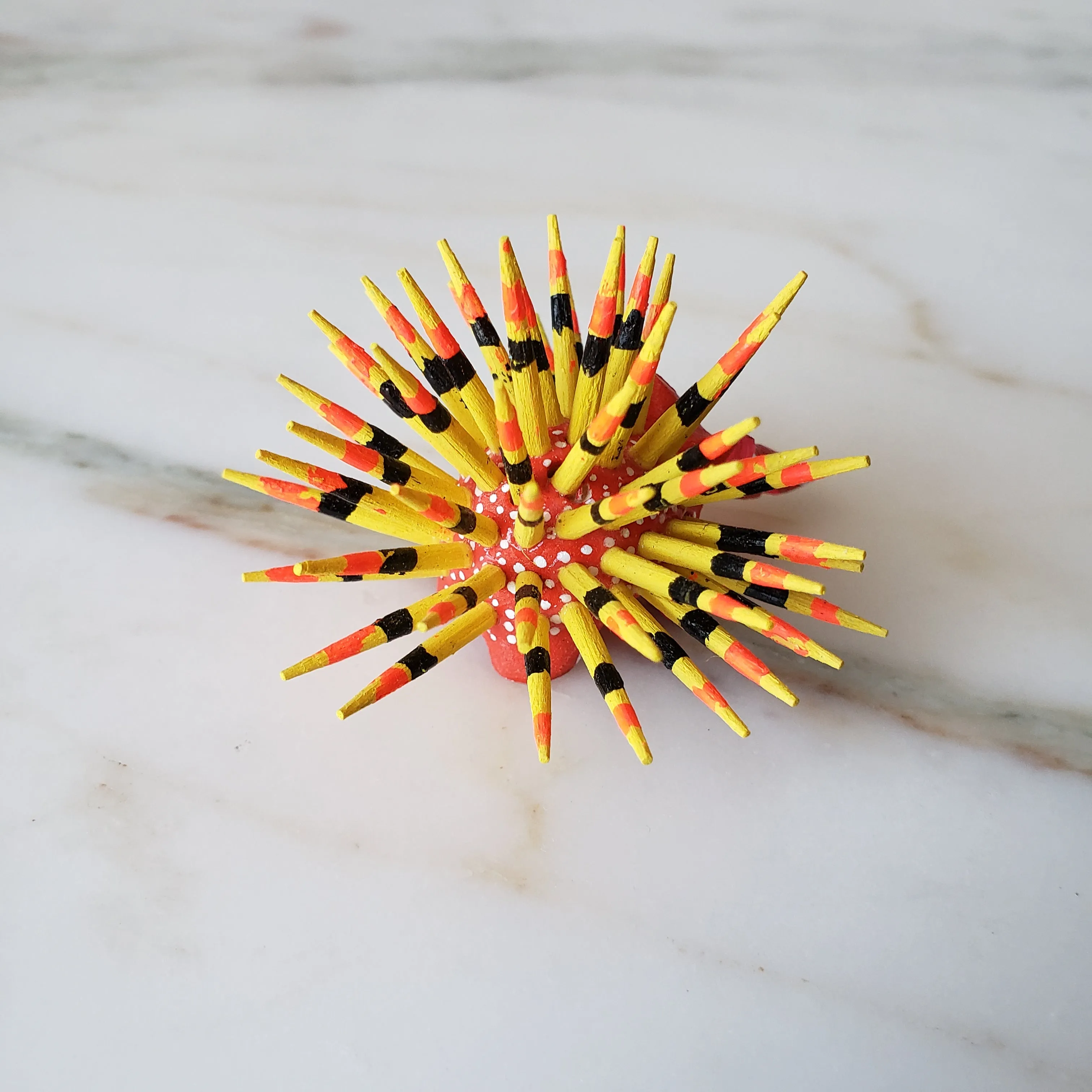 Mexican Mini Porcupine  Oaxacan Alebrije Wood Carving
