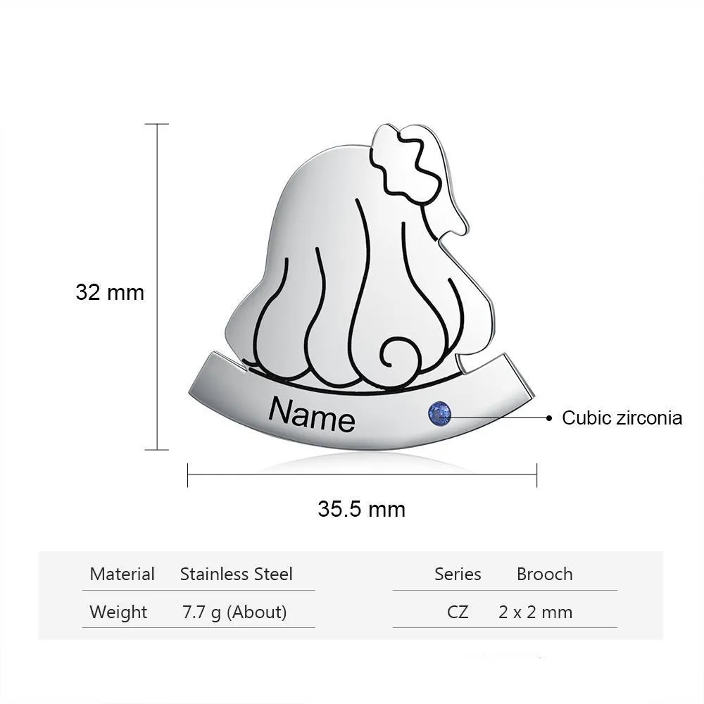 Middle Sister Custom Pin
