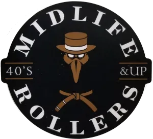 Midlife Rollers Plague Sticker 3"