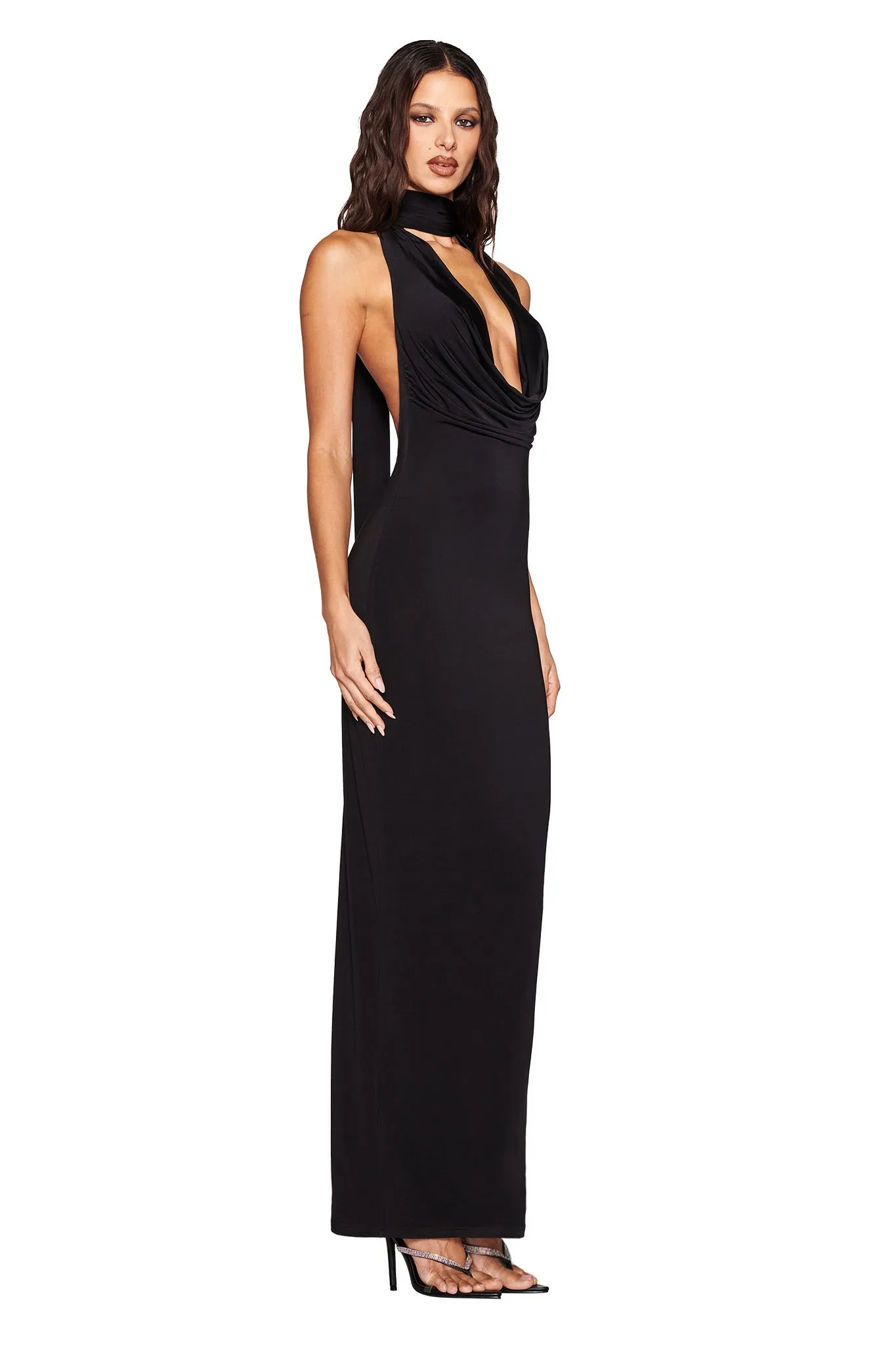 MILANI MAXI DRESS - BLACK