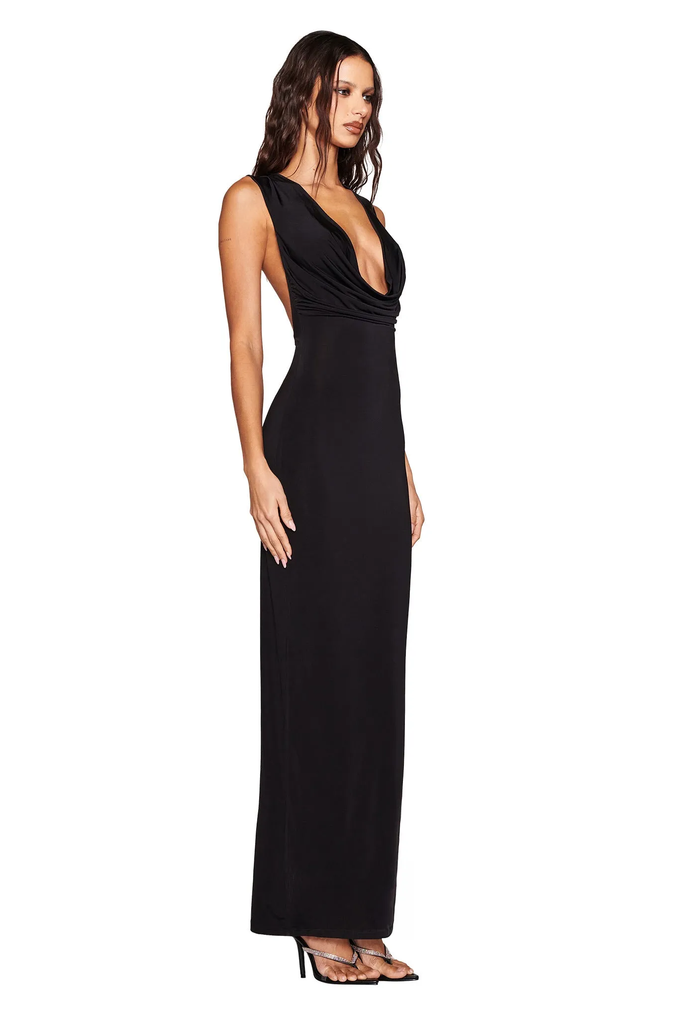 MILANI MAXI DRESS - BLACK
