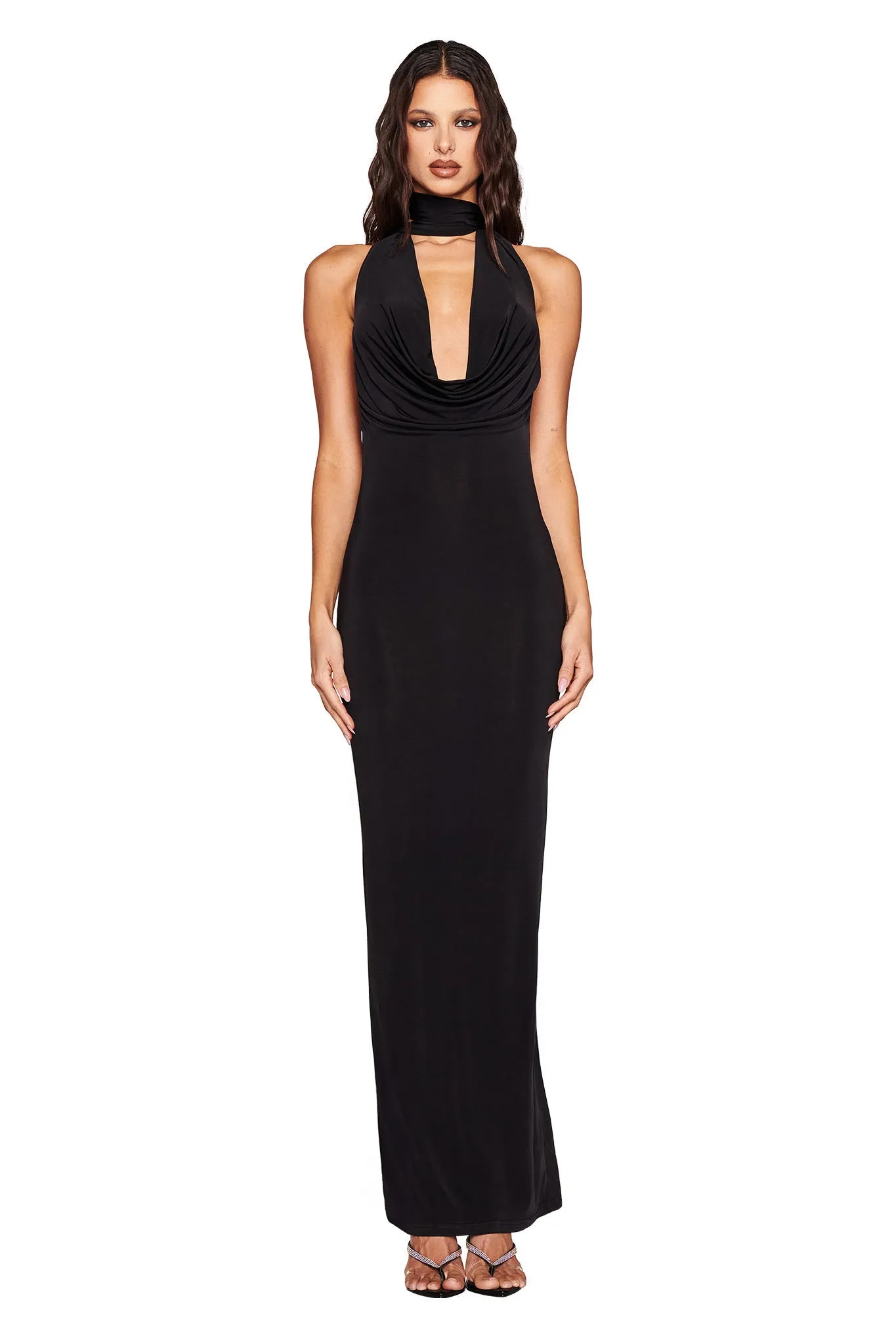 MILANI MAXI DRESS - BLACK