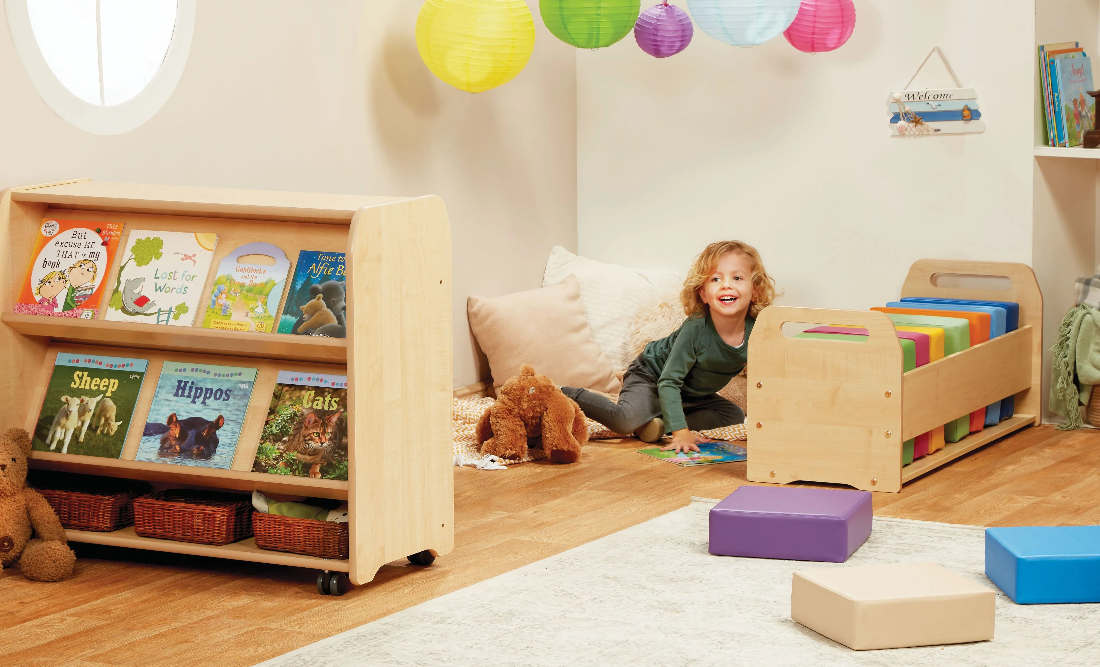 Millhouse Rainbow Soft Cushion Set and Storage Unit