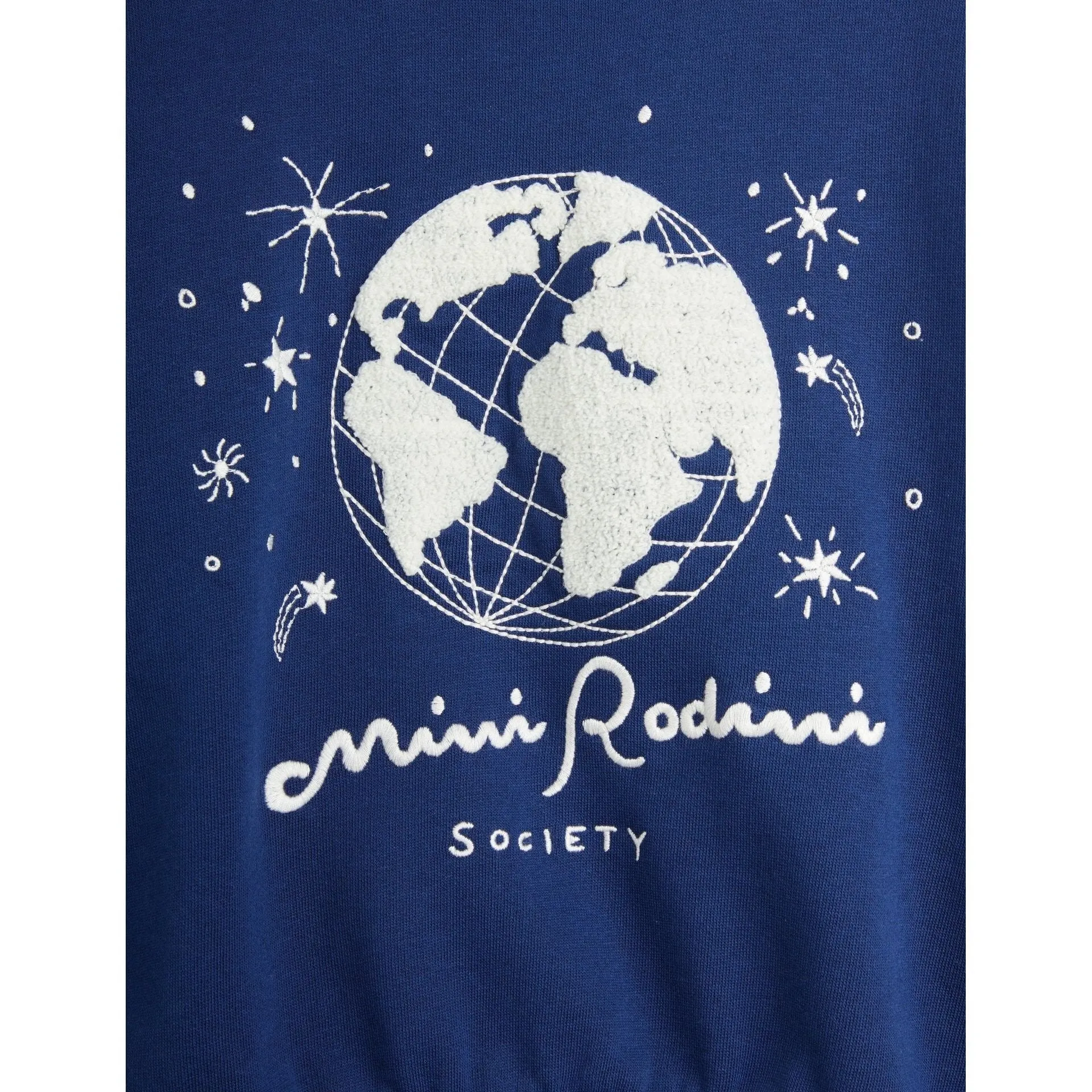Mini Rodini Society Emb Collar Sweatshirt